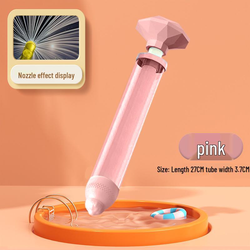 

Игрушка Водяной пистолет-фейерверк большой вместимости, выдвижной, для детей - Водяная пушка с рассеивающим распылением для водных боев