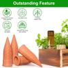 6pcs Terracotta Watering Spikes Plant Watering Devices Wine Bottle Automatic Plant Waterer for Vacations Self Watering Stakes