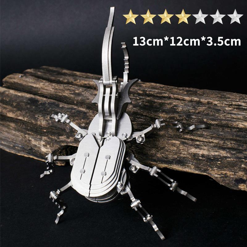 3D Metal Scorpion Jigsaw Puzzle - Mechanical Assembly Toy for Kids