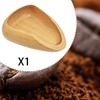 Serviertablett aus Holz für Kaffeebohnen, Tee, Nüsse und Gewürze – robustes, ergonomisches Design, Blattform