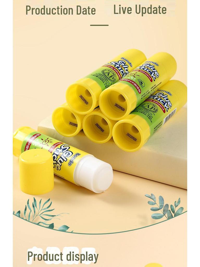 Koreańskie kleje w sztyfcie o dużej lepkości dla dzieci - stałe, różne rozmiary (36g, 20g, 16g, 8g), Opakowanie 30 sztuk do projektów przedszkolnych