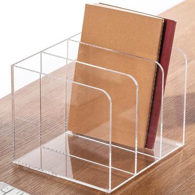 Magazine File Holder Office A4 Paper Desk Organizer with Handle Letter Book Brochure Filling Storage Basket Table Bookshelf