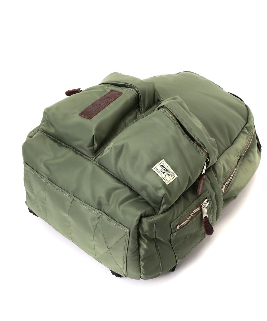 Avirex NEW FLIGHT NYLON BACKPACK Men's F 401 Sage 783-4976010