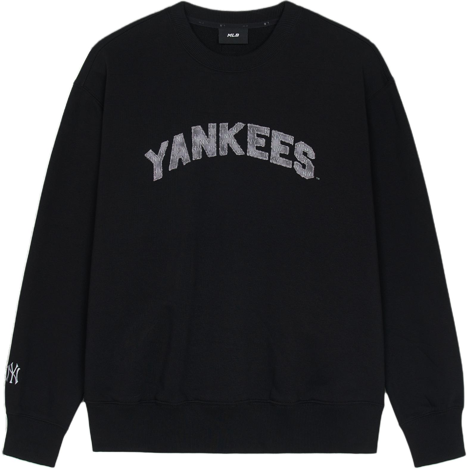 

New MLB Sweatshirts Unisex Black 3AMTM0551-50BKS XS