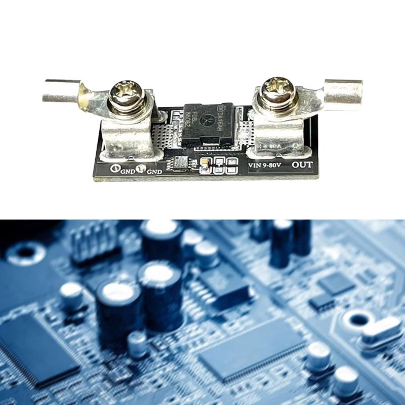 80V 50A Diode Module Solar Controllers Antireverse Charging Antireverse Current Protective for Solar Panel Battery