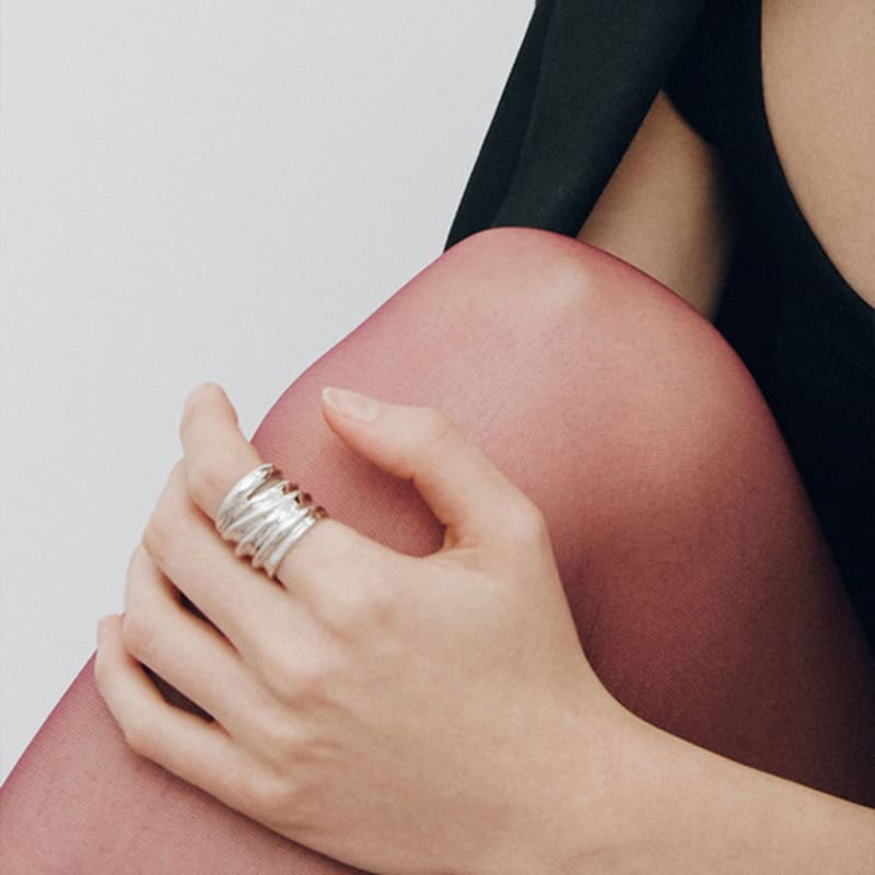 LUMIAH BOLD QUIET RIPPLE RING