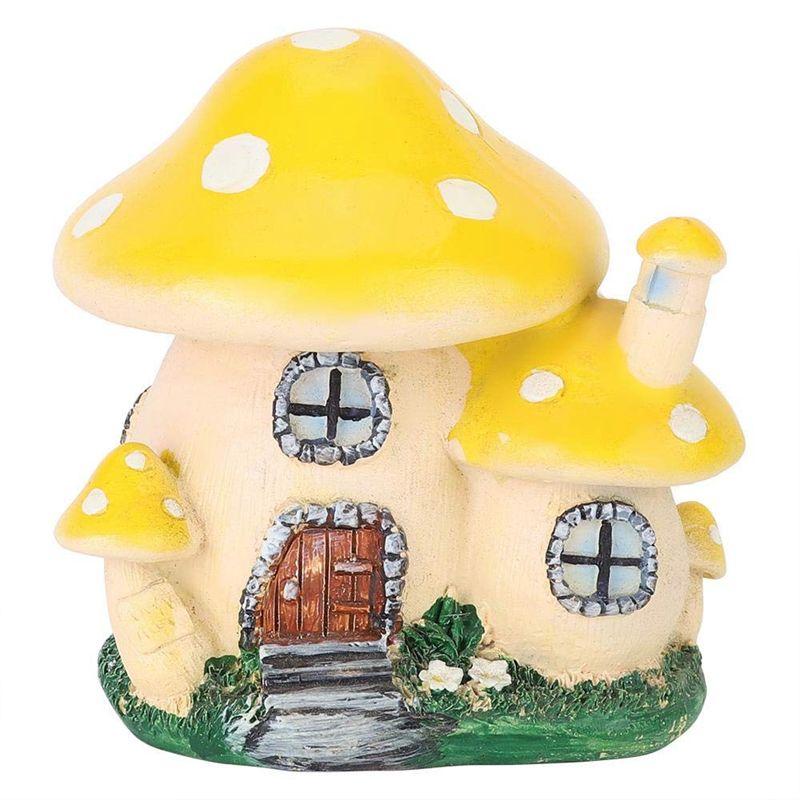 

M-Modern-Miniature Statue,Resin Fairy Garden House Statue,Miniature Landscape Garden Decorative Plant Pot Ornament Durable Yello жёлтый