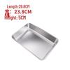 XUNIAN 304 Stainless Steel Rectangular Serving Tray