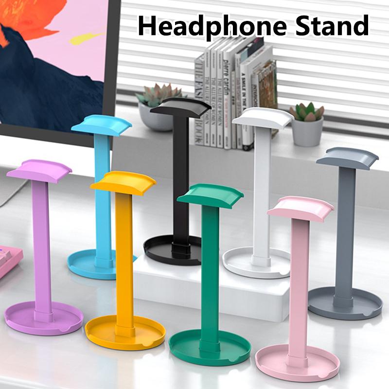 Universal Headphone Stand Portable Gaming Earphone Holder Rack Desktop Organizer Headset Display Bracket For Airpods/Beats/Bose