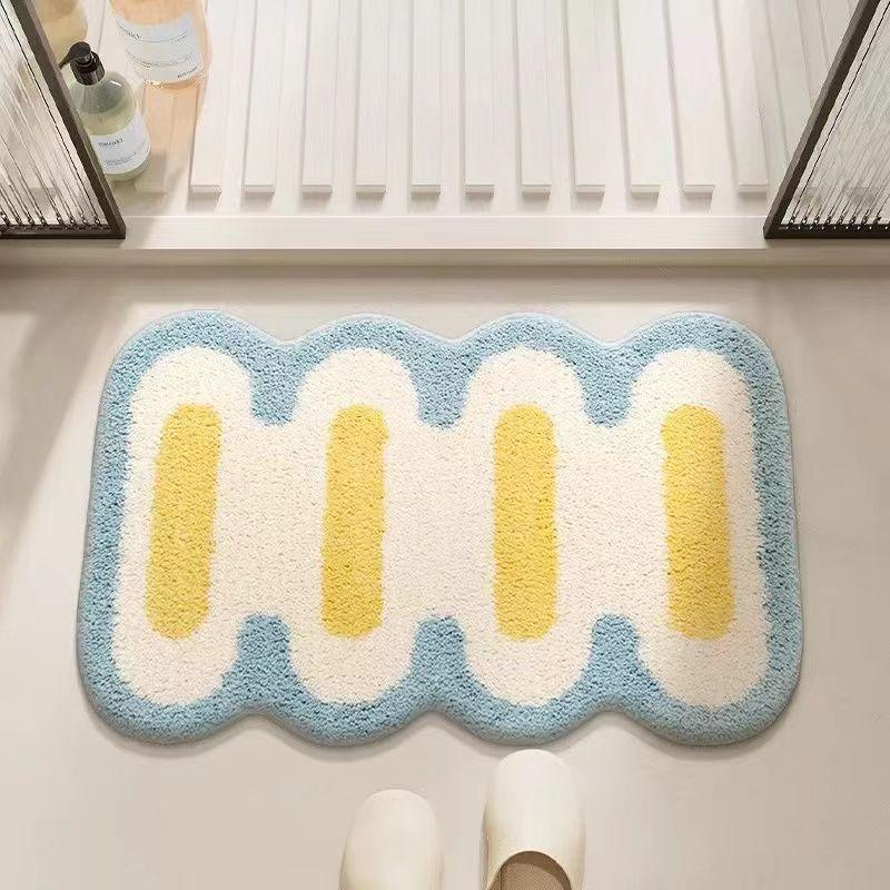 Bathroom Non-slip Floor Mat, Strong Absorbent Mat, Carpet, Door Foot Mat, Toilet, Bathroom, Toilet, Household Mat