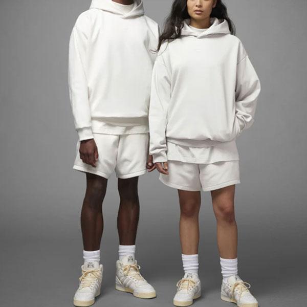 Adidas Sweatshirts Unisex White Hooded Moderate Regular IA3439-