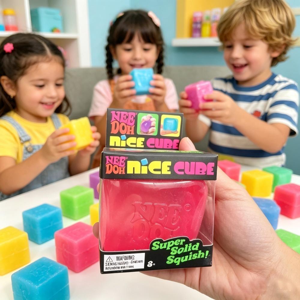 Discover Intime Schylling Needoh Nice Cube Squishy Toy Soft Squish Stress Relief Fidget Toy For Kids Adults
