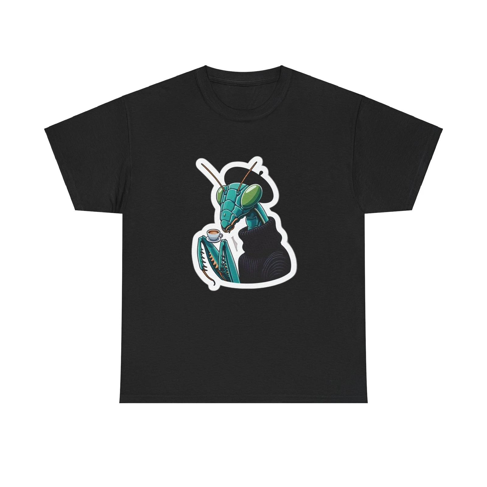 Unisex Adult T Shirt Praying Mantis Fashion Chic Hipster Insect Tee Funny Gift M
