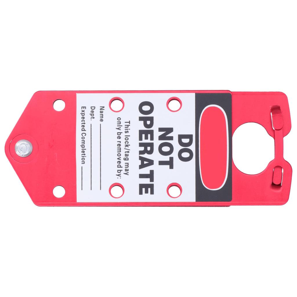 Lockout Hasp Portable Point Controlled Splicing Repeatable Label Porous Lockout Tagout Hasp