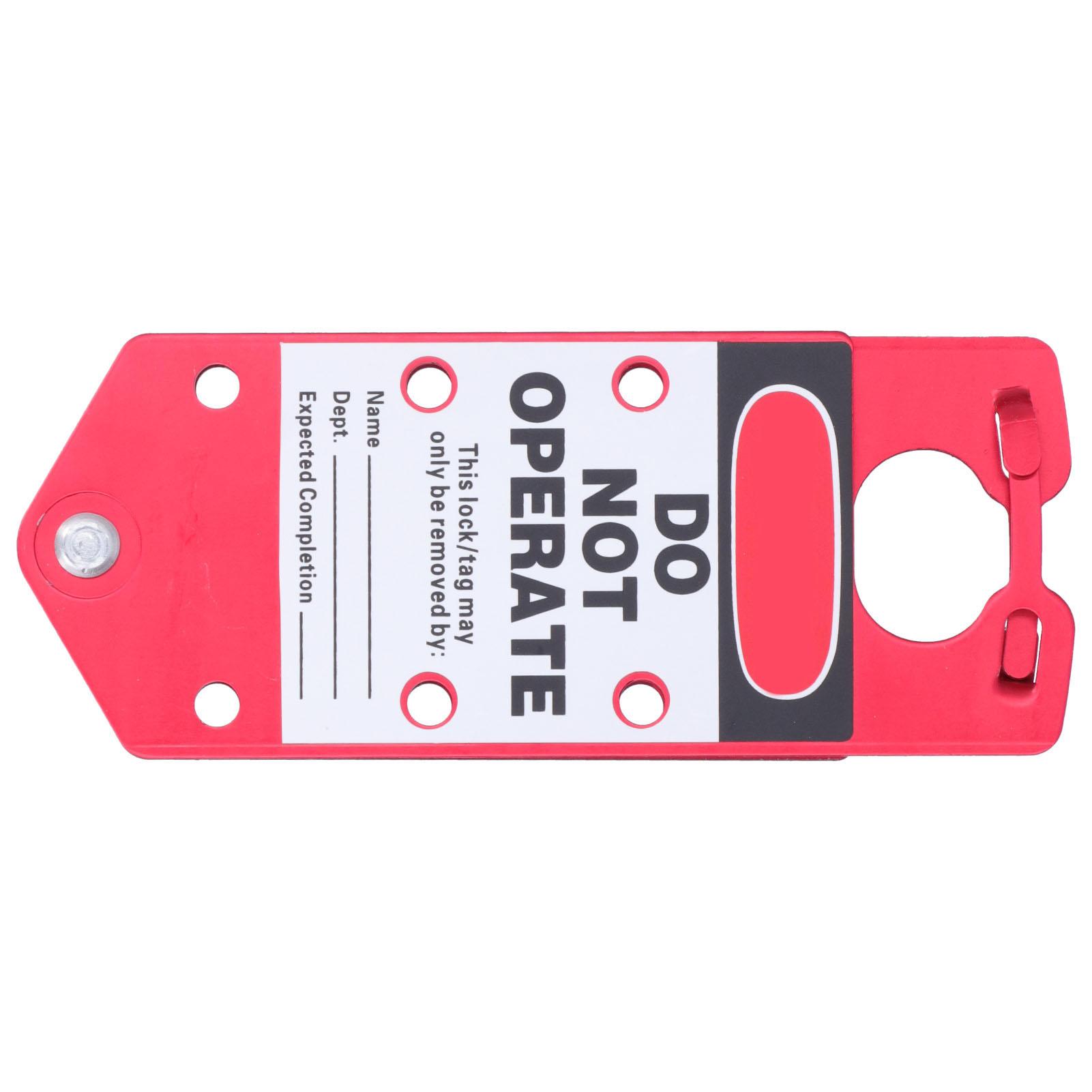

Lockout Hasp Portable Point Controlled Splicing Repeatable Label Porous Lockout Tagout Hasp
