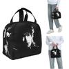 Viktor Tsoi Russia Music Rock Band Kino Insulated Lunch Bag for Women Children Portable Food Boxes Thermal Lunch Box Tote
