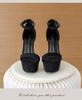 13.5cm Ultra High Thick Sole Platform Open Toe Sandals for Women - Nightclub & Runway Pole Dancing Shoes