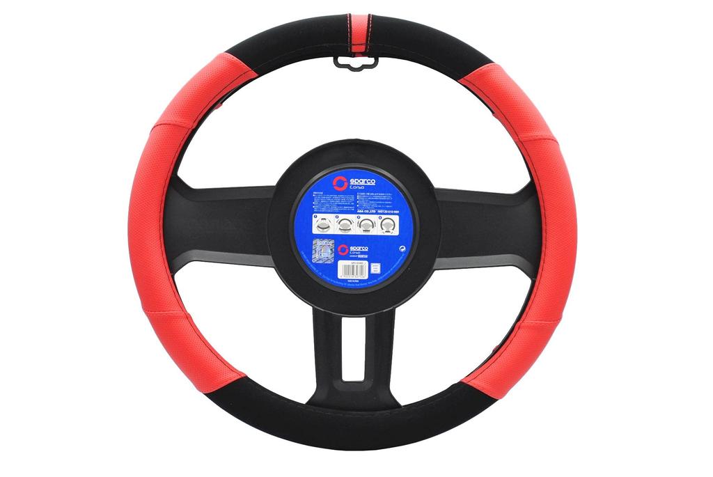 Sparcocorsa Sparco Corsa Steering Cover M Size Red SPARCO-CORSA SPS103RD_J