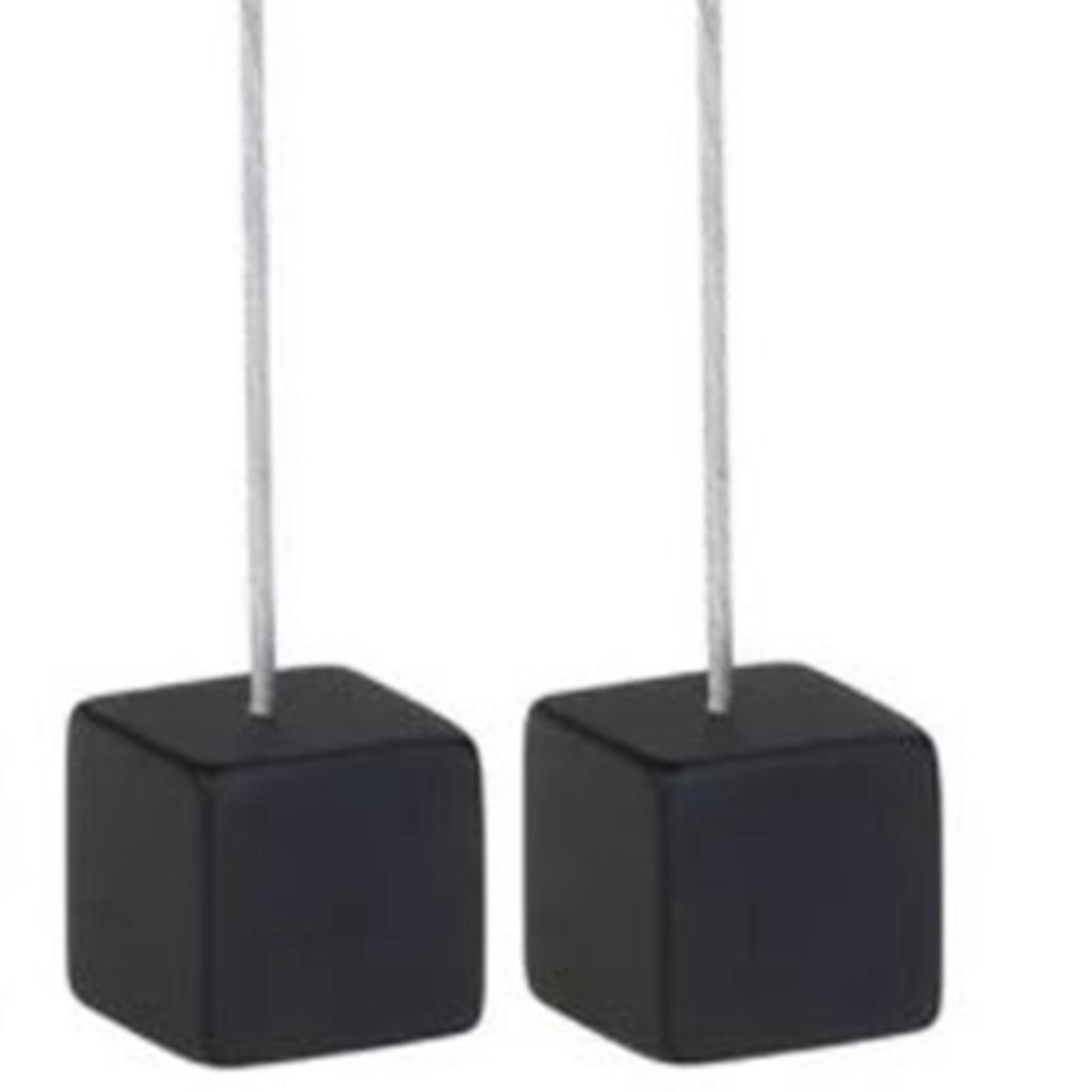 12PCS Card Holder Cube Pine Decorative Table Number Stand Memo Clip Holder for Bedside Decoration