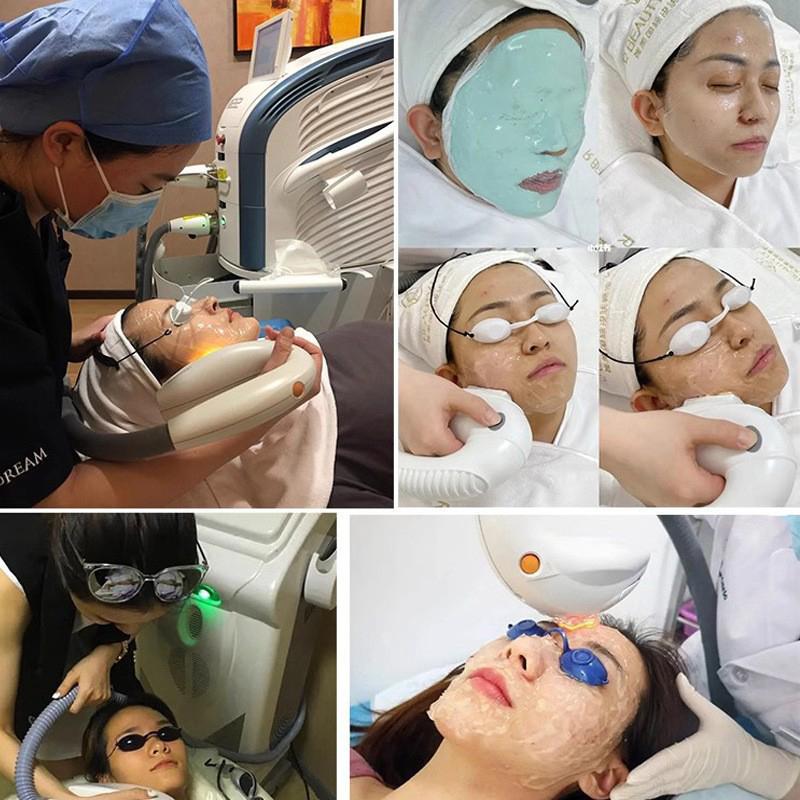 Silikonové ochranné brýle na oči pro IPL laserové LED UV lampové ošetření Flexibilní UV ochrana očí Soláriové opalovací brýle Maska