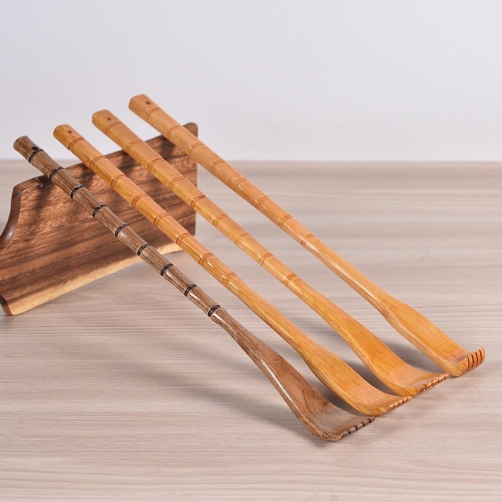 High Quality Durable Massager Back Scratcher Bamboo 48cm Backscratcher Wooden Scratching Multistyles Wooden Body Roller Stick