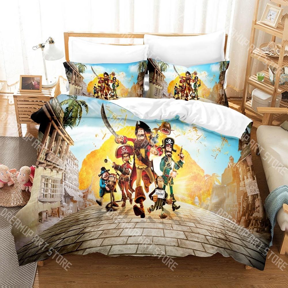 Moda I Pirati! Set Biancheria da Letto Band of Misfits Singolo Gemello Matrimoniale Queen King Size Set Letto Camera da Letto Bambini Set Copripiumino
