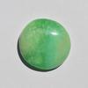 Natural Chrysoprase Gemstone Cabochon - Loose Semi Precious Stone 63 Carats Round Shape 31x31 Mm, Jewelry Craft Supply