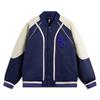Li Ning Sports Lifestyle Series Letter Splicing Single-Breasted Breathable Versatile Jacket Men Jacket Blue AJDV125-4