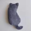 Soft Fluffy Pencil Case Cute Animal Stationery Bag Portable Cat Plush Pencil Bag  Travel