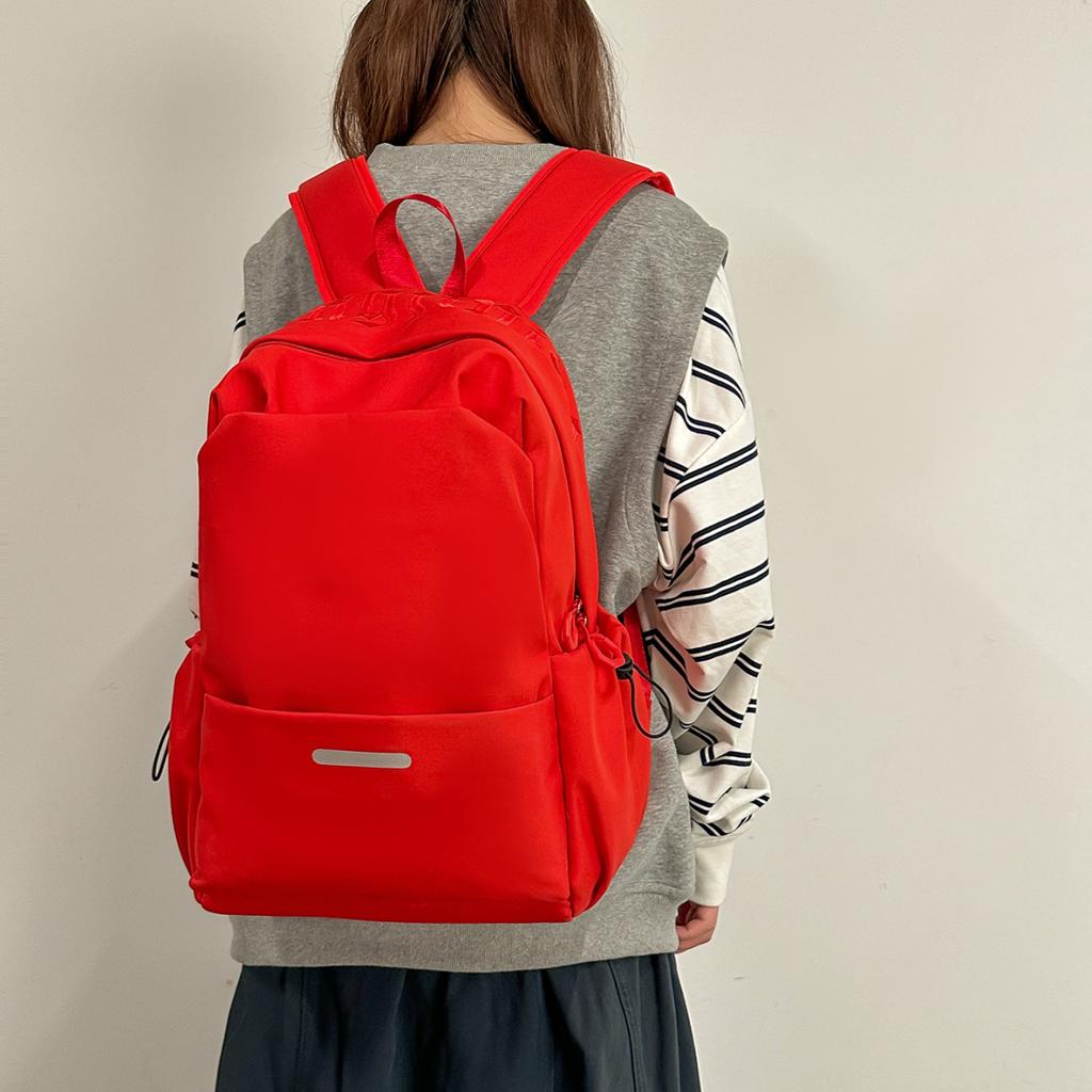 Schoolbag Backpack Men's Simple Large Capacity Computer Backpack Women's Leisure Japanese Junior High School Student High School Student School Bag