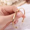 Fashion Hand Jewelry Bangle High-end Hand Ornament Non Fading Light Luxury Bracelet  Wedding