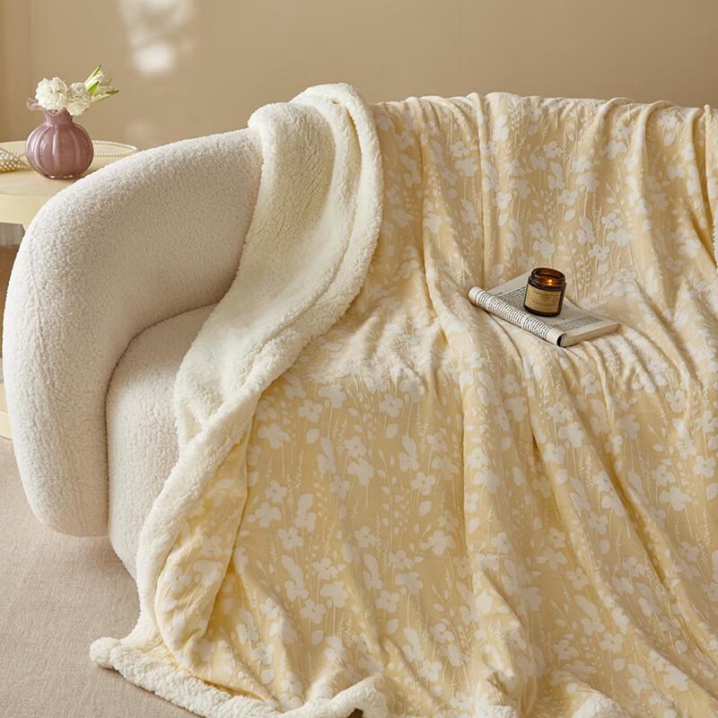 OEING Thick Polyester Sofa Throw Blanket 100*150cm