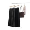 Autumn & Winter High-Waisted Pleated Wool Skirt - Versatile Slimming Mid-Length with Wide Hem.