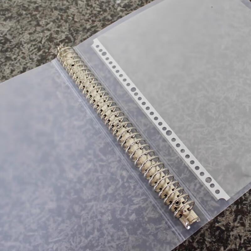 SunBila A4 11-děrovací průhledné chrániče stránek, 100 listů