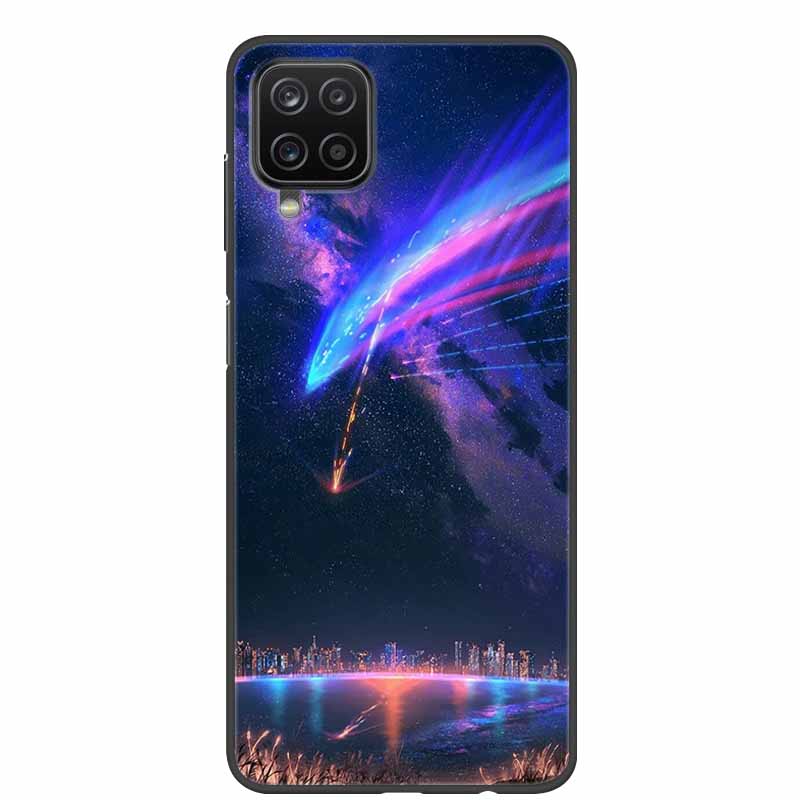 For Samsung A12 Case Marble Soft Silicone Back Case for Samsung Galaxy A12 GalaxyA12 Nacho A 12 SM-A125 Phone Cover Coque Fundas