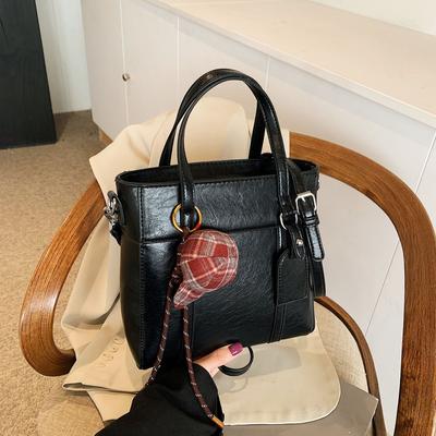 Foreign Style Fashionable Versatile Portable Shoulder Bag Women'S Autumn And Winter Simple Casual British Style Commuter Messenger Bag