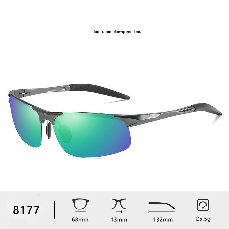 Men's Polarized Aluminum-Magnesium Sunglasses 8177 - Day & Night Vision