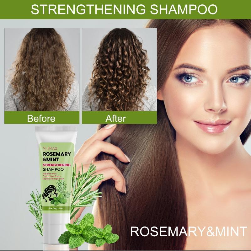 Le shampooing amélioré au romarin et à la menthe 50 g est doux et lisse, améliorant l'agitation