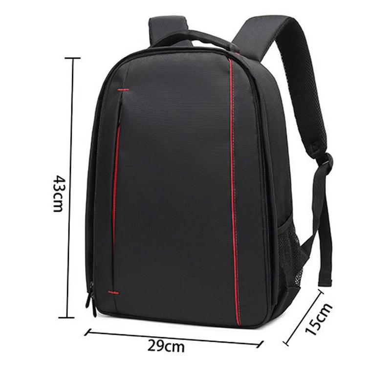 Verschleißfester DSLR-Digitalkamera-Videorucksack für den Außenbereich, wasserabweisende, multifunktionale, atmungsaktive Fotokamerataschen