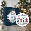 Friendship Ornament 2025 – Funny Best Friend Ornament, Gnome Gift Exchange – Our Friendship Isn’t a Big Thing, It’s a Million Little Things