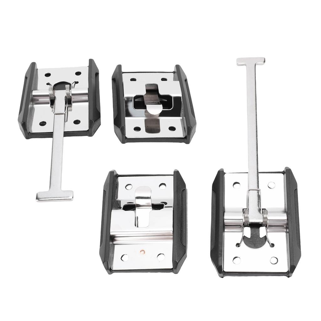 6 Zoll T-förmiger Eingangstürriegel Verdickter 304 Edelstahl Wohnmobil-Eingangstürriegel Halter für Wohnwagen