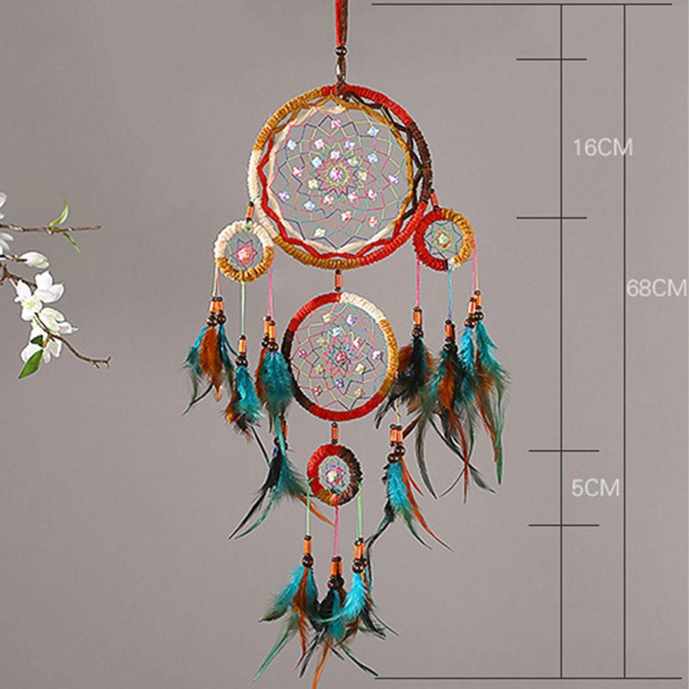 Windbell Dream Catcher Wind Chimes Car Pendant Dream Catcher Car Hanging Wind Chimes Decoration
