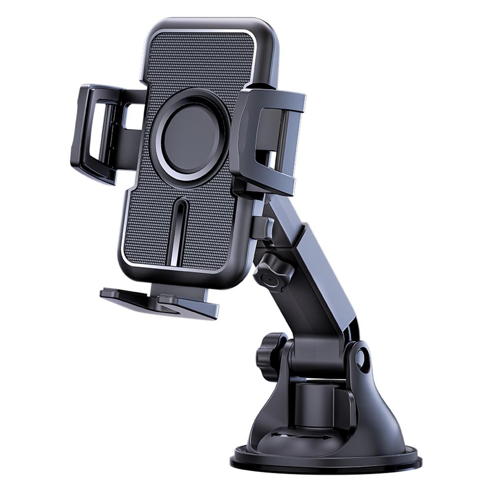 

D55+LS Кронштейн-тримач для телефону з основою на присосці для приладової панелі автомобіля, лобового скла