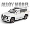 1:18 LAND ROVER Range Rover SV2022 Toys Cars Miniature Models Sound Light Land Cruiser LC300 Doors Opened Vehicle Children Gifts