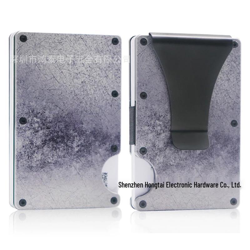 New RFID Blocking Carbon Fiber Wallet with Money Clip