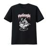 New Dtg Dtf ONSLAUGHT Power From Hell T Shirt for Unique Devil Design with Pentagram Symbol Vintage Washed Slightly Fashion