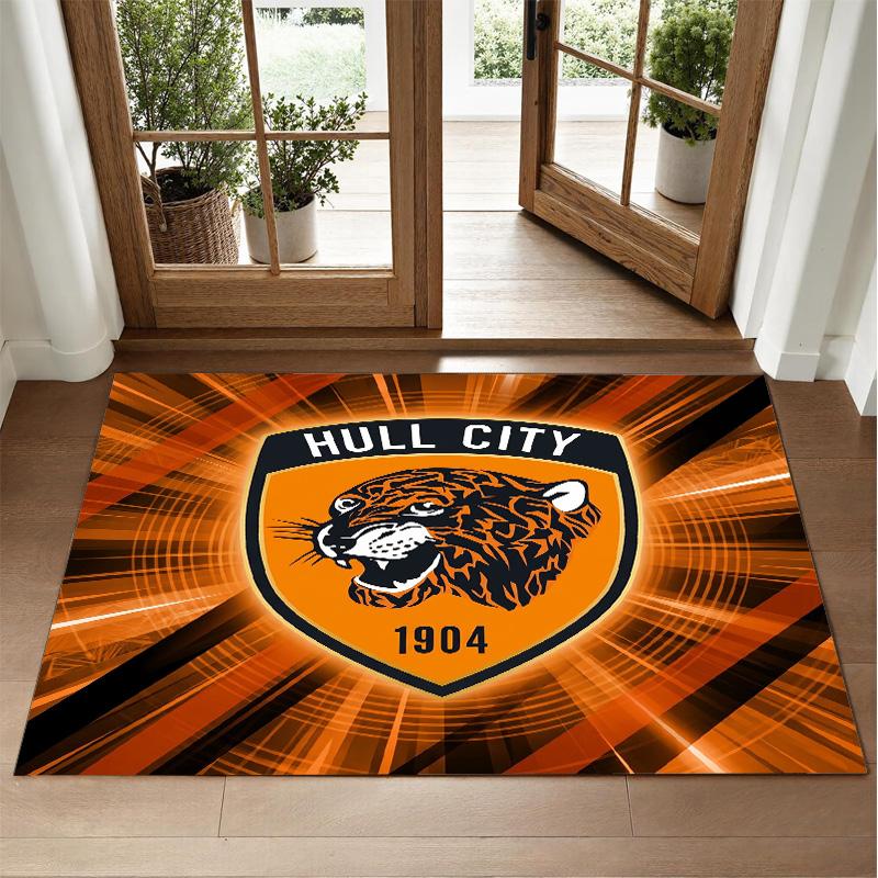 Hull FC Design Crystal Velvet Rug Soft Decorative Mat for Bedroom Entrance