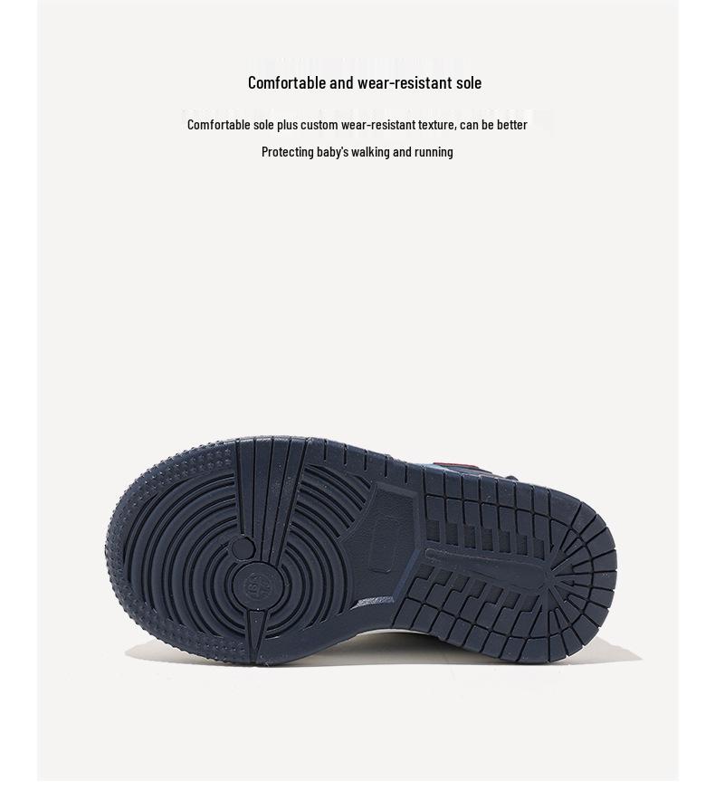 ABCkids2026 Spring Kids Casual Shoes - Thick Sole, Color Magic Sticker, Unisex Children's Sports Sneakers.