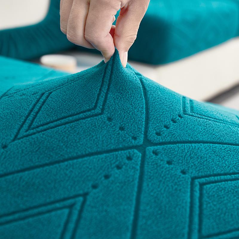1Pcs Thicken Sofa Seat Cushion Cover Jacquard Sofa Slipcover Stretch Adjustable Sofa Cover Pets Kids Furniture Protector