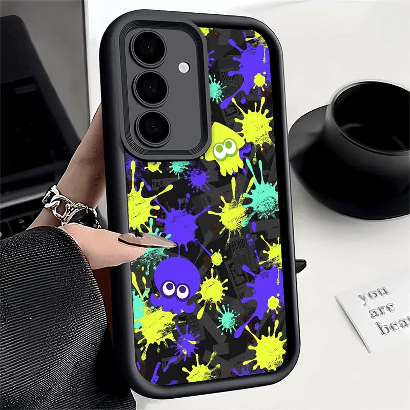 Phone Case for Samsung Galaxy A17 A16 A15 A14 A13 S-Splatoons Game A56 A36 A26 A55 A35 A25 A54 A34 A24 A53 A33 A23 A07 A06